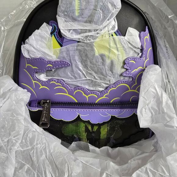 Loungefly Maleficent Dragon Lenticular & Glow in the Dark Mini Backpack